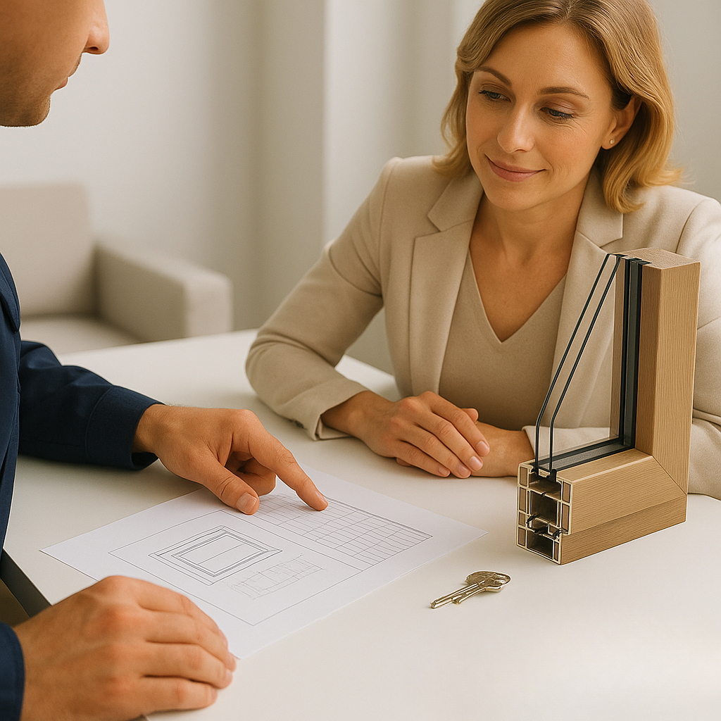 Dalla progettazione alla posa: Il tuo lavoro senza pensieri per sostituire le finestre.